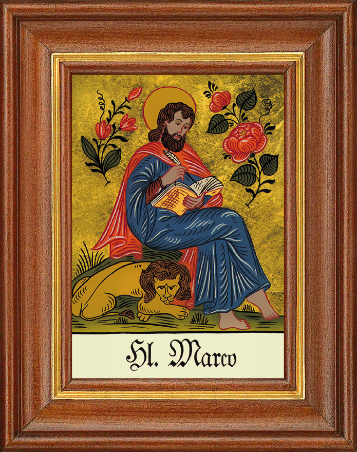 Hl. Marco - Hinterglasbild Hl. Marco - Hinterglasbild