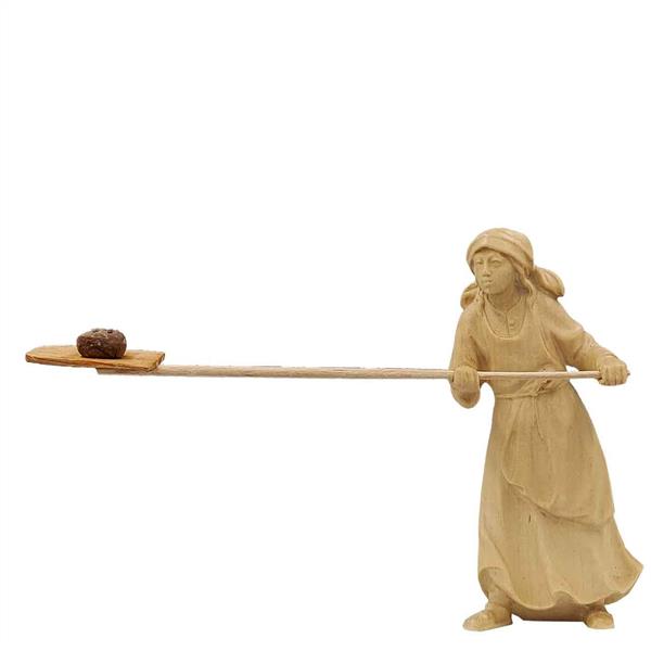 Bäuerin mit Brotschieber Bäuerin mit Brotschieber