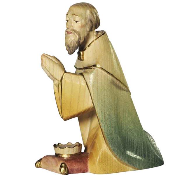 König mit Krone Leo-Krippe - Esche König mit Krone Leo-Krippe - Esche