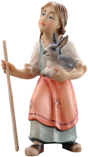 Mädchen mit Hase