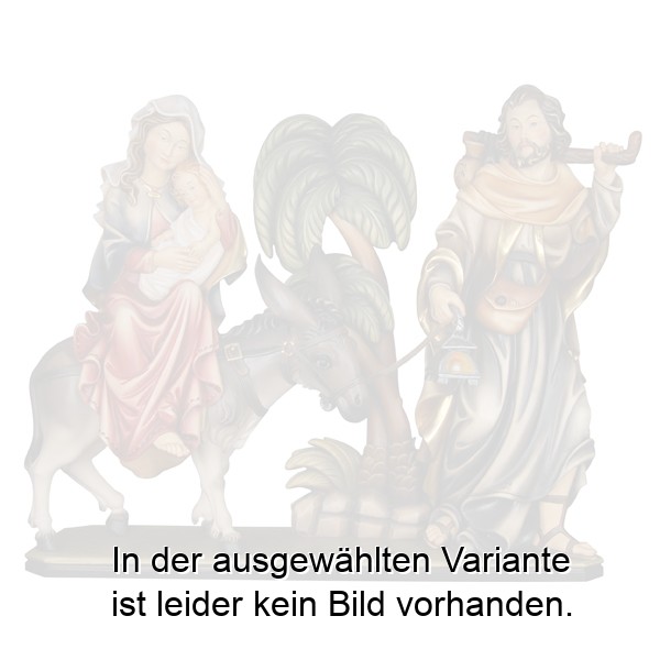 Flucht nach Ägypten - Gruppe auf Sockel
