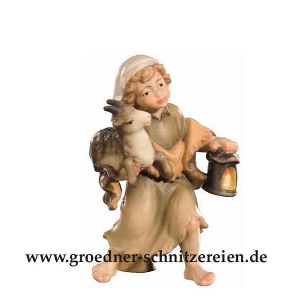 Hirtenjunge mit Kitz