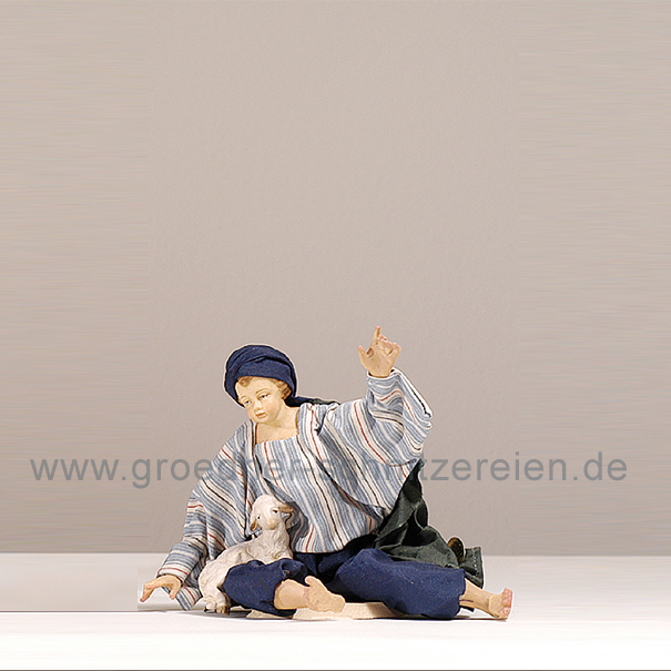 sitzender Junge m. Lamm