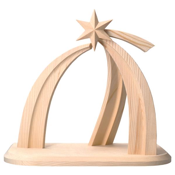 RO Rowi Stall mit Stern (OHNE Hl. Familie)