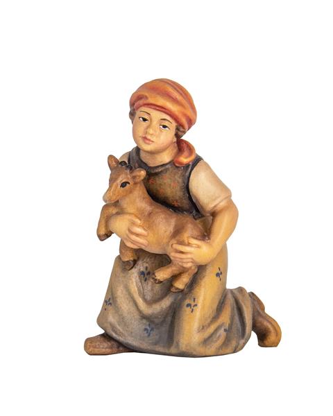 Mädchen mit Ziege