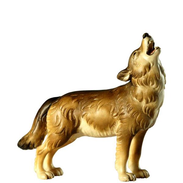 Wolf stehend heulend Wolf stehend heulend