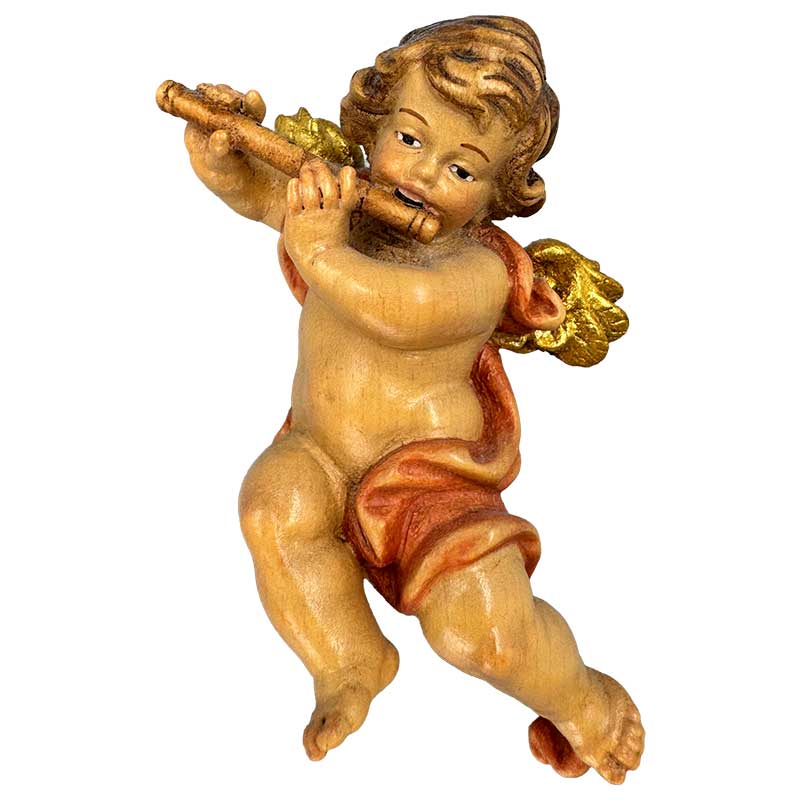 Putto mit Querflöte