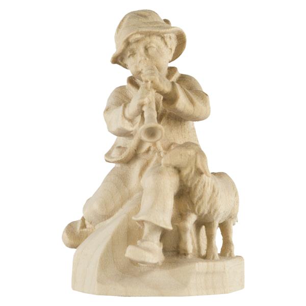 Flötenjunge sitzend Flötenjunge sitzend