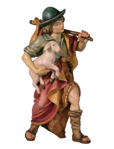 Junge mit Schaf Junge mit Schaf