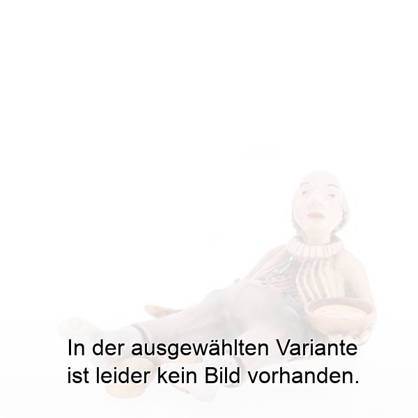 Bettler liegend mit Suppenteller Bettler liegend mit Suppenteller