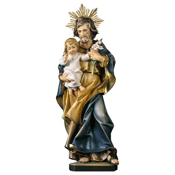 Hl. Josef mit Kind und Lilie mit Schein