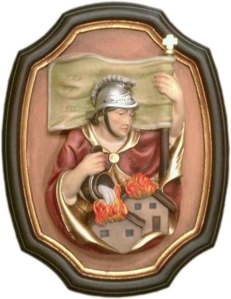 Hl. Florian Brustbild und Rahmen