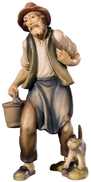 Bauer mit Sennkübel Bauer mit Sennkübel