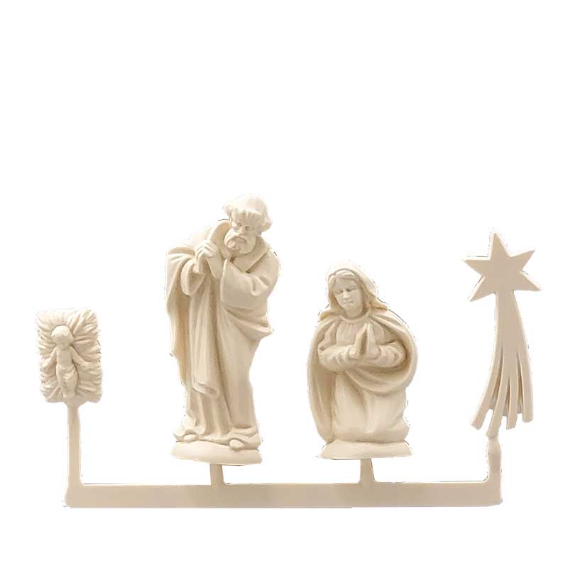 Hlg. Familie aus Kunstharz, natur Hlg. Familie aus Kunstharz, natur