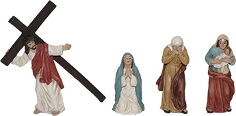 Passionsfiguren - Jesus und die Frauen von Jerusalem Passionsfiguren - Jesus und die Frauen von Jerusalem