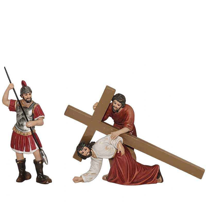 Passionsfiguren - Jesus unterm Kreuz