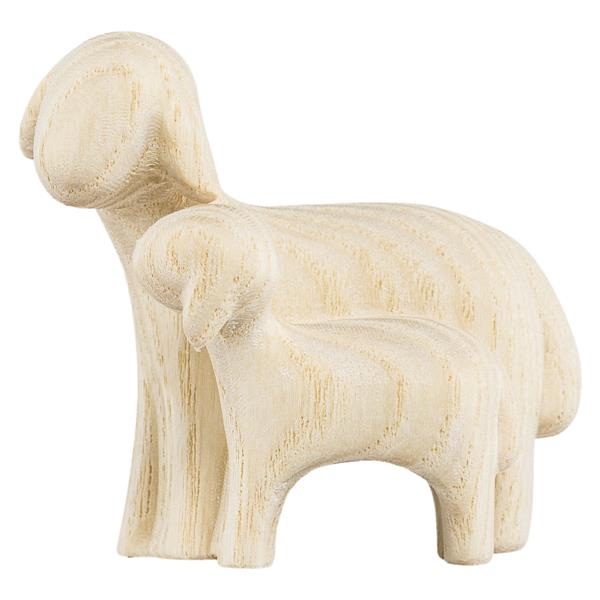 Schaf stehend mit Lamm Schaf stehend mit Lamm