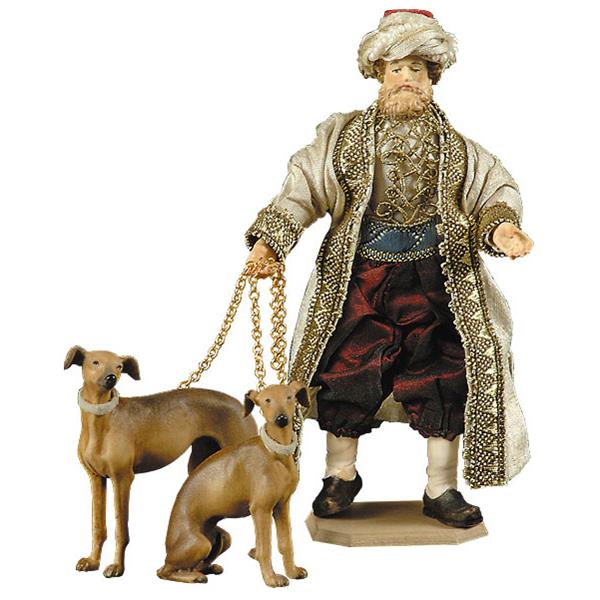 Diener mit Windhunde