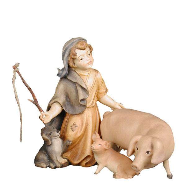 Schweinehirtin (ohne Schweine)