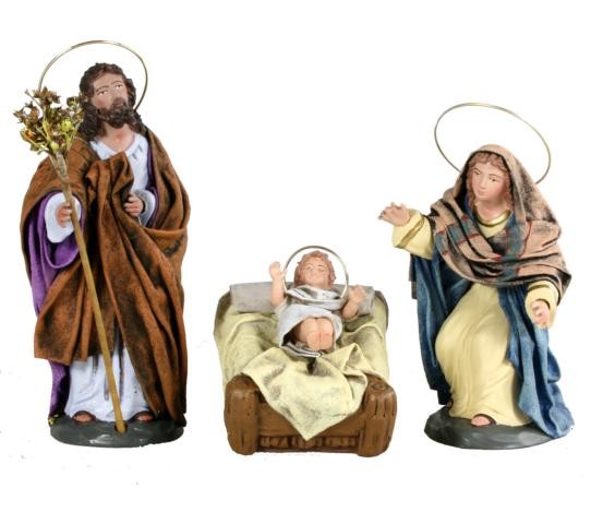 Krippenfiguren aus Ton