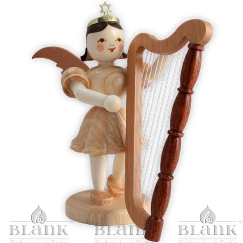 Engel Kurzrock mit Harfe