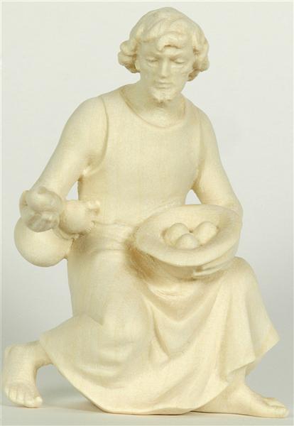 Hirte kniend mit Brot Hirte kniend mit Brot