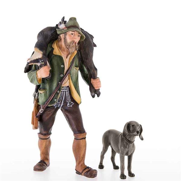 Jäger mit Gemse (ohne Hund)