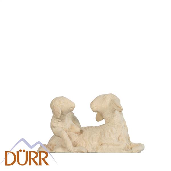 Schaf liegend mit Lamm ohne Sockel Schaf liegend mit Lamm ohne Sockel