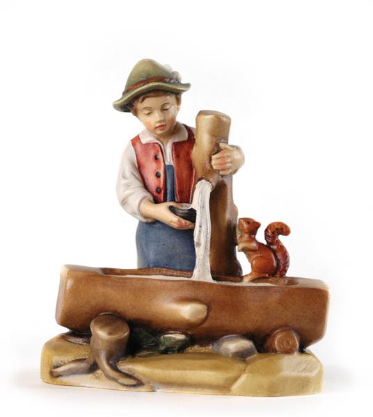 Hirtenbub am Brunnen