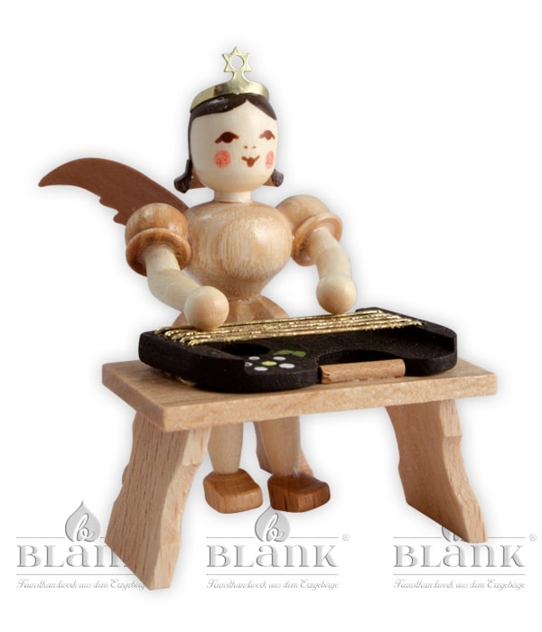 Engel Kurzrock mit Zither Engel Kurzrock mit Zither