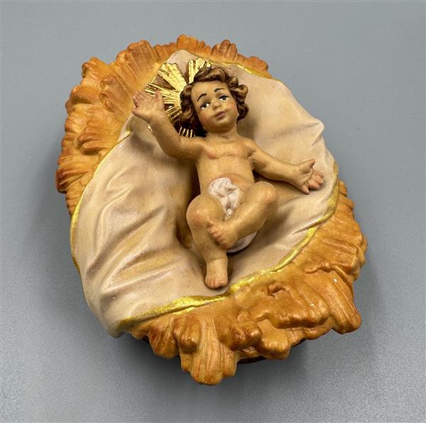Jesukind mit Wiege 2-teilig