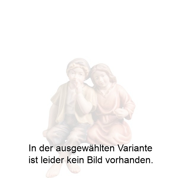 Kinderpaar sitzend