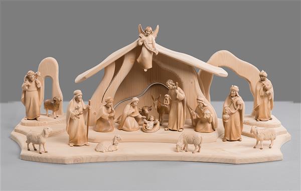 Licht Krippenset 17 Figuren + Stall Licht Licht Krippenset 17 Figuren + Stall Licht