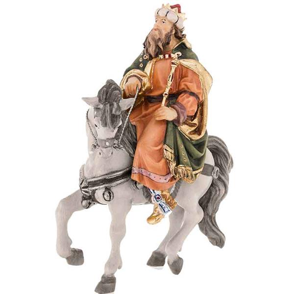 König reitend (Balthasar) ohne Pferd