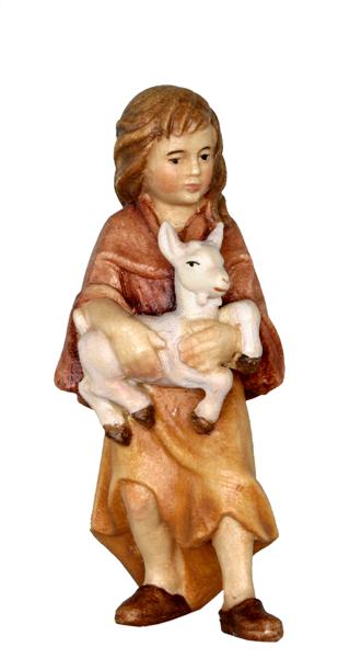 Hirtenmädel mit Ziege barock K. o.S.
