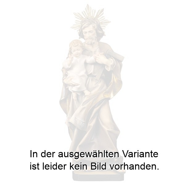 Hl. Josef mit Kind und Winkel mit Schein Hl. Josef mit Kind und Winkel mit Schein