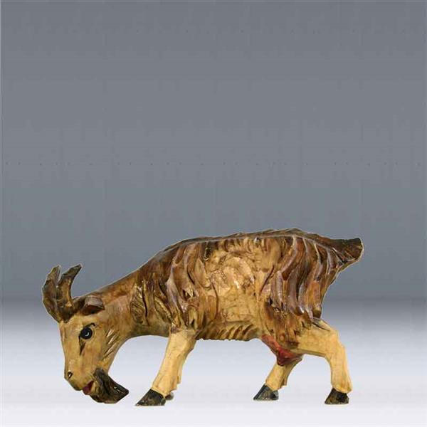 Ziege äsend HANDGESCHNITZT Ziege äsend HANDGESCHNITZT