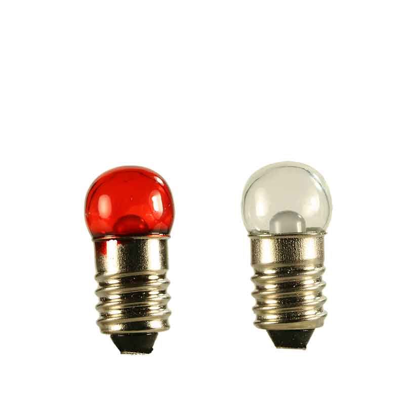 LED-Ersatzbirne - rot oder weiß - E10