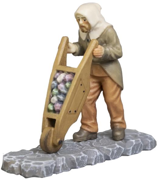 Berghäuer mit Schubkarre Berghäuer mit Schubkarre