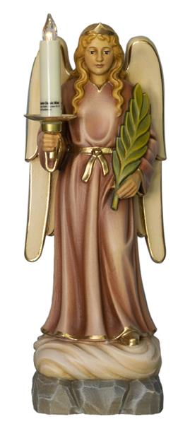 Erzgebirgs Engel mit Kerzenhalter - Figur