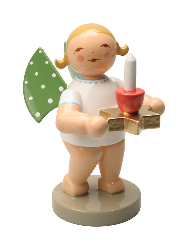 Engel mit Sterntülle und Kerze