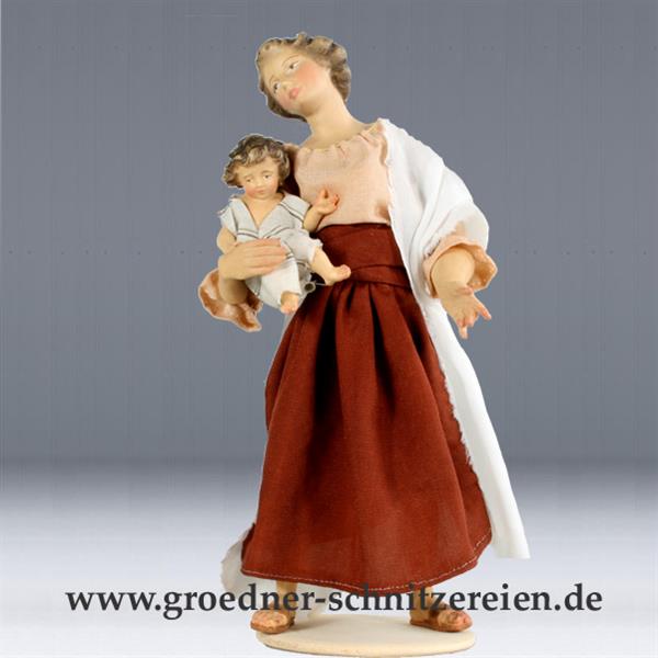 Hirtin mit Baby Hirtin mit Baby