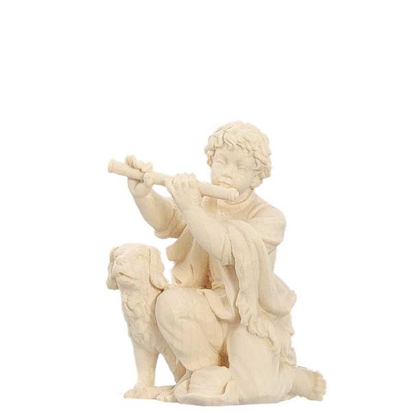 Junge mit Flöte und Hund Junge mit Flöte und Hund