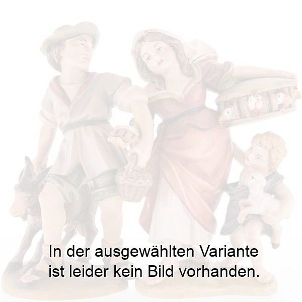 Frau mit Kind und Hirt mit Ziege
