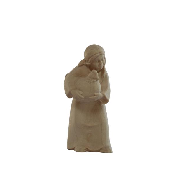 Mädchen mit Huhn Mädchen mit Huhn