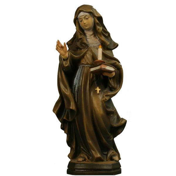 Hl. Brigitte mit Kerze und Buch Hl. Brigitte mit Kerze und Buch