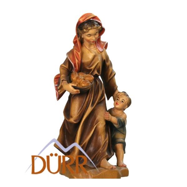 Hirtin mit Junge Hirtin mit Junge