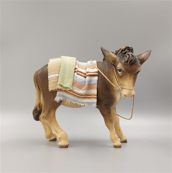 Esel stehend bepackt