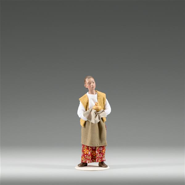 Mädchen mit Kücken Mädchen mit Kücken