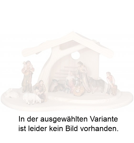 Krippenstall modern mit Salcher Krippe 11 teilig Krippenstall modern mit Salcher Krippe 11 teilig